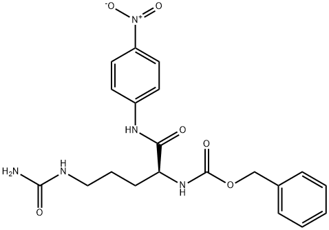 N-CBZ-L-瓜氨酸对硝基苯胺 结构式