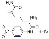 (S)-2-amino-5-[(aminocarbonyl)amino]-N-(4-nitrophenyl)valeramide monohydrobromide 结构式