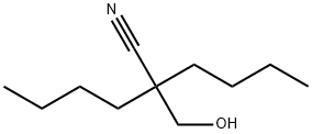 2-丁基-2-(羟基甲基)己腈 结构式