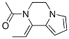 Pyrrolo[1,2-a]pyrazine, 2-acetyl-1-ethylidene-1,2,3,4-tetrahydro- (9CI) 结构式