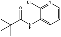 N-(2-溴吡啶-3-基)三甲基乙胺 结构式