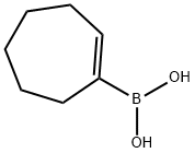 环庚烯-1-基硼酸 结构式