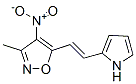 Isoxazole,  3-methyl-4-nitro-5-[2-(1H-pyrrol-2-yl)ethenyl]- 结构式