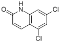 5,7-DICHLORO-2-QUINOLONE 结构式