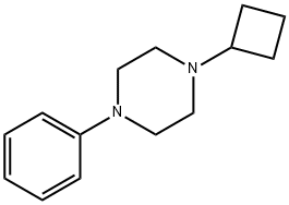 1-环丁基-4-苯基哌嗪 结构式