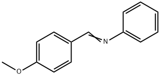 N-(4-甲氧亚苄基)苯胺 结构式