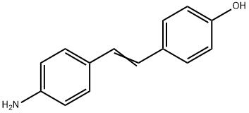 4-(4-氨基苯乙烯基)苯酚 结构式