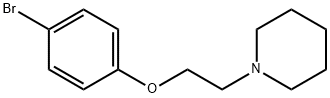 1-(2-(4-溴苯氧基)乙基)哌啶 结构式