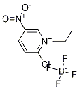 1-Ethyl-2-chloro-5-nitropyridinium Tetrafluoroborate 结构式