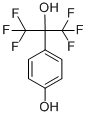 1,1,1,3,3,3-六氟-2-(4-羟基苯基)丙-2-醇 结构式