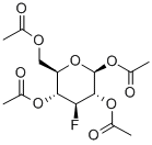 1,2,4,6-四-O-乙酰基-3-脱氧-3-氟-D-吡喃糖 结构式