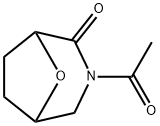 8-Oxa-3-azabicyclo[3.2.1]octan-2-one, 3-acetyl- (9CI) 结构式