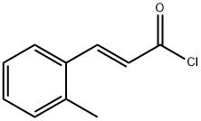 (E)-3-(2-甲基苯基)丙烯酰氯 结构式