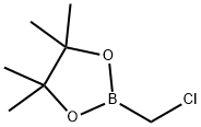 2-(氯甲基)-4,4,5,5-四甲基-1,3,2-二氧杂环戊硼烷 结构式