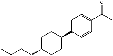 4'-(TRANS-4-N-BUTYLCYCLOHEXYL)ACETOPHENONE 结构式