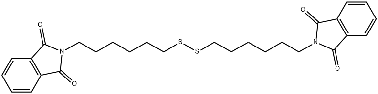 2-(6-((6-(1-氧代异吲哚啉-2-基)己基)二磺酰基)己基)异吲哚啉-1,3-二酮 结构式