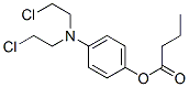 [4-[bis(2-chloroethyl)amino]phenyl] butanoate 结构式