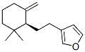 3-[2-[(1S)-2,2-Dimethyl-6-methylenecyclohexyl]ethyl]furan 结构式