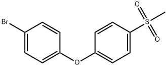 1-bromo-4-(4-methylsulfonylphenoxy)benzene 结构式