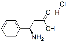 (R)-3-氨基-3-苯基丙酸盐酸盐 结构式