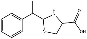 2-(1-苯基乙基)-4-四氢噻唑-3-嗡羧酸酯 结构式