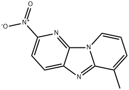 6-甲基-2-硝基咪唑并[1,2-A:5,4-B']联吡啶 结构式