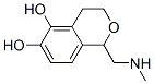 1H-2-Benzopyran-5,6-diol, 3,4-dihydro-1-[(methylamino)methyl]- (9CI) 结构式