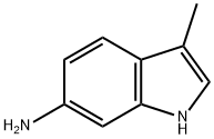 3-METHYL-1H-INDOL-6-AMINE 结构式