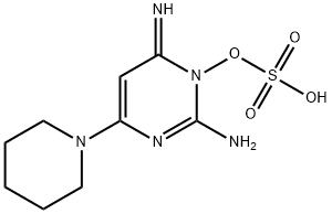米诺地尔硫酸盐 结构式