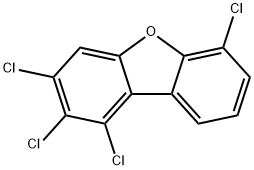 1,2,3,6-TETRACHLORODIBENZOFURAN 结构式