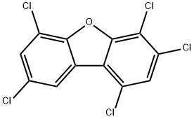 1,3,4,6,8-PENTACHLORODIBENZOFURAN 结构式