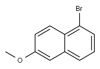 6-METHOXY-1-BROMO NAPHTHALENE 结构式