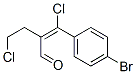 2-[(4-bromophenyl)chloromethylene]-4-chlorobutyraldehyde  结构式