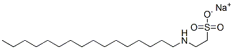 sodium 2-(hexadecylamino)ethanesulphonate 结构式