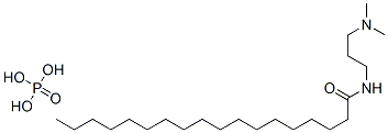磷酸N-[3-二甲氨基丙基]十八酰胺盐 结构式