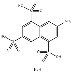 2-NAPHTHYLAMINE-4,6,8-TRISULFONIC ACID 结构式