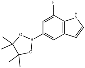 2-dioxaborolan-2-yl)-1H-indole 结构式