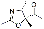 Ethanone, 1-(4,5-dihydro-2,4,5-trimethyl-5-oxazolyl)-, cis- (9CI) 结构式