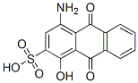 4-Amino-9,10-dihydro-1-hydroxy-9,10-dioxo-2-anthracenesulfonic acid 结构式