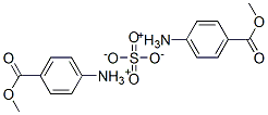 bis[p-(methoxycarbonyl)phenylammonium] sulphate 结构式