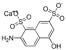 calcium 2-amino-5-hydroxynaphthalene-1,7-disulphonate 结构式