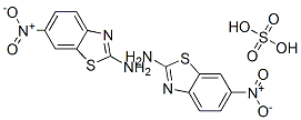 bis(6-nitrobenzothiazol-2-amine) sulphate 结构式