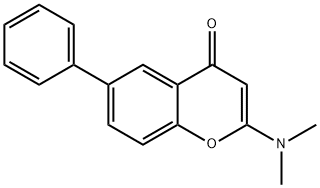 2-(Dimethylamino)-6-phenylchromone 结构式