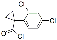 1-(2,4-dichlorophenyl)cyclopropanecarbonyl chloride 结构式