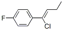 1-(1-chloro-1-butenyl)-4-fluorobenzene 结构式