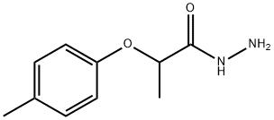 2-(4-甲基苯氧基)丙烷肼 结构式