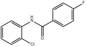 N-(2-氯苯基)-4-氟苯甲酰胺 结构式