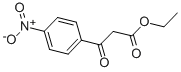 对硝基苯甲酰醋酸乙酯 结构式