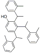 三[1-(甲基苯基)乙基]苯酚 结构式