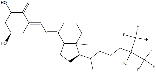 氟骨三醇 结构式